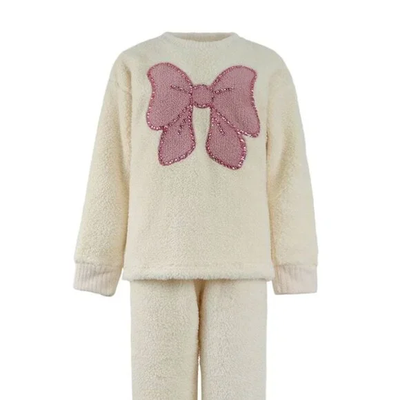 KIDS Big Bow Fuzzy Set - Picture 2 of 6